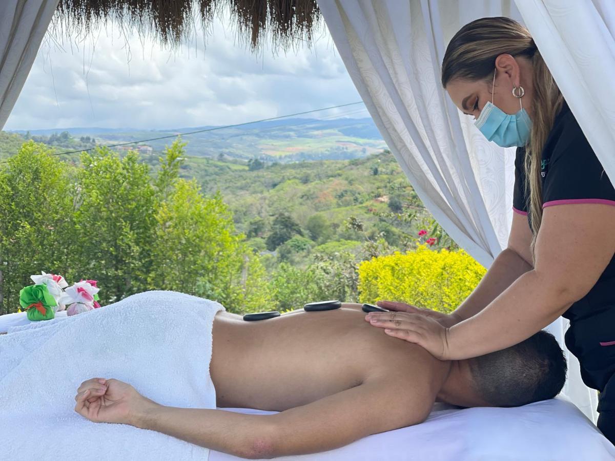 Hotel Campestre Palmas Del Zamorano San Gil Eksteriør bilde